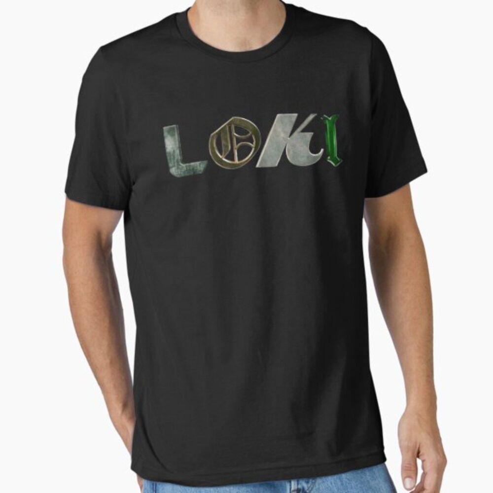 Black Mens Loki Shirt Graphic Tee- XXL